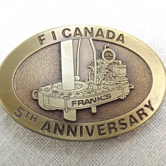 Vintage FI Canada Frank's Drilling Services Buckle - Picture 2 of 8